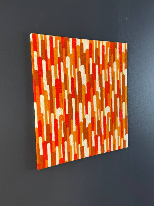 Mid-Century Modern Textile Pop Wall Art