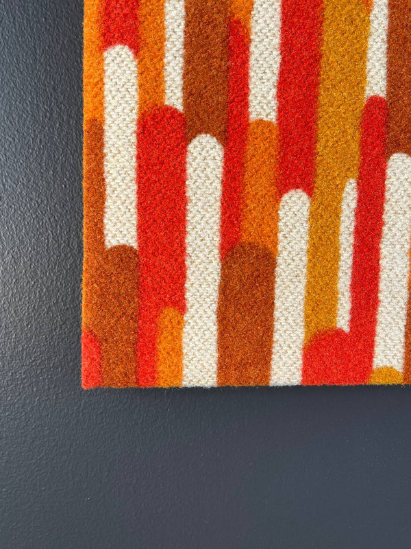 Mid-Century Modern Textile Pop Wall Art