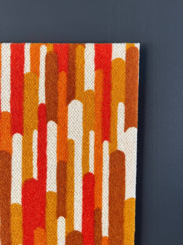 Vintage Mid-Century Modern Textile Pop Wall Art