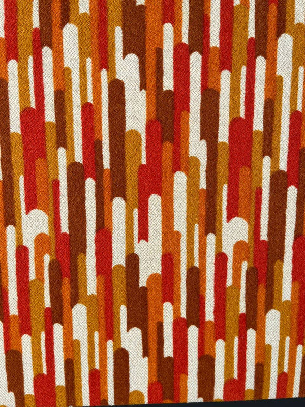 Vintage Mid-Century Modern Textile Pop Wall Art