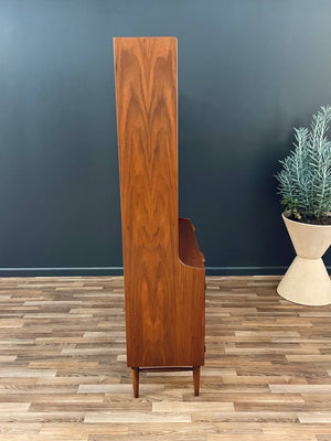 Vintage Danish Modern Walnut Bookshelf Cabinet, c.1960’s