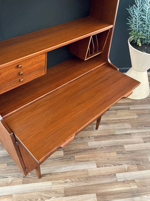 Vintage Danish Modern Walnut Bookshelf Cabinet, c.1960’s