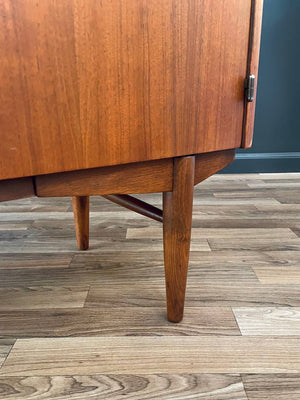 Vintage Danish Modern Walnut Bookshelf Cabinet, c.1960’s