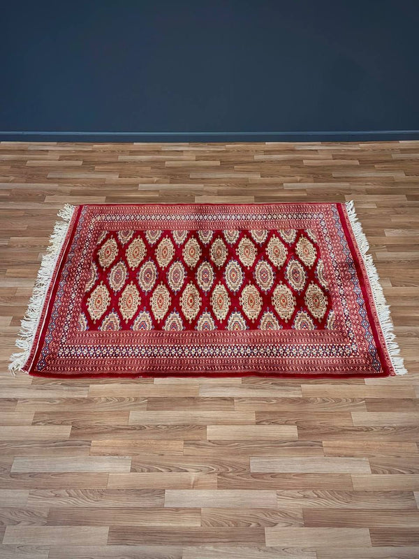 Vintage Persian Oriental Handmade Wool Carpet Rug, c.1950’s