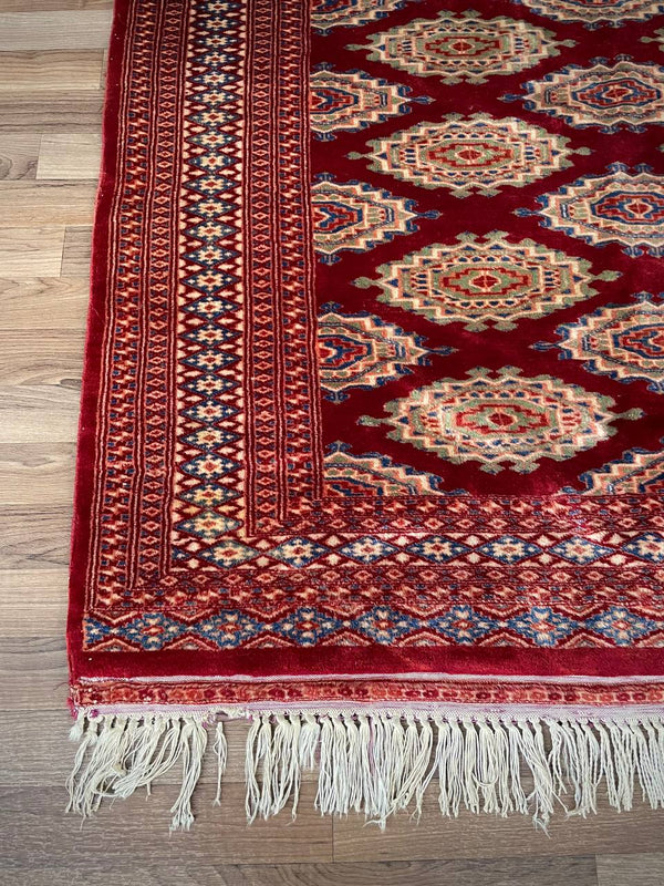 Vintage Persian Oriental Handmade Wool Carpet Rug, c.1950’s