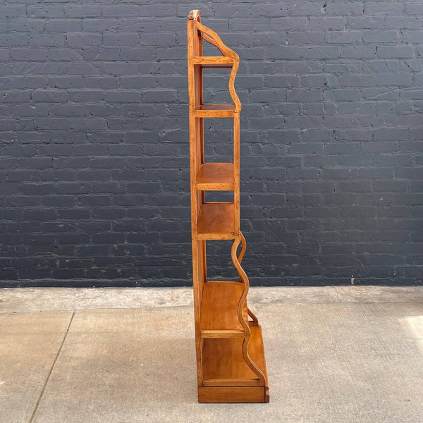 American Antique Bookshelf Storage Display Unit, c.1960’s