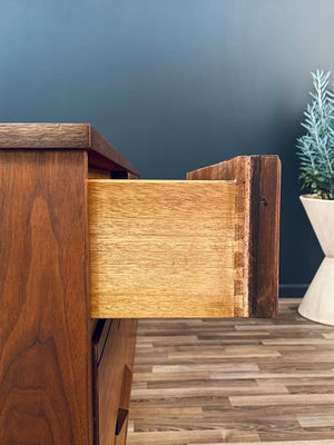Mid-Century Modern 9-Drawer Walnut Dresser, c.1960’s