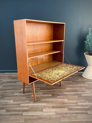 Vintage Danish Modern Teak Bookcase Cabinet by Bramin, c.1960’s