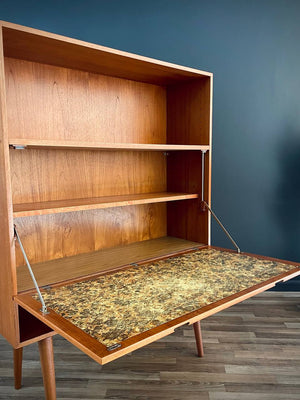 Vintage Danish Modern Teak Bookcase Cabinet by Bramin, c.1960’s