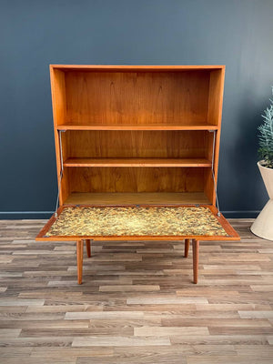 Vintage Danish Modern Teak Bookcase Cabinet by Bramin, c.1960’s