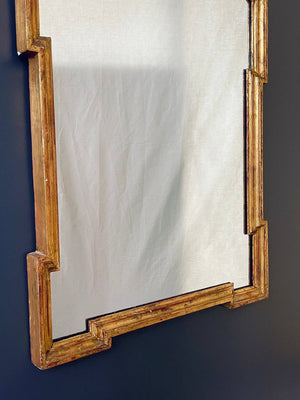 Vintage Italian Giltwood Mirror Imported By LaBarge, c.1950’s