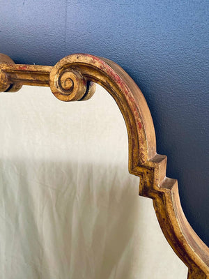 Vintage Italian Giltwood Mirror Imported By LaBarge, c.1950’s