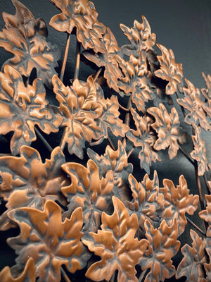 Vintage Mid-Century Modern Metal Tree Wall Art