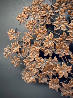 Vintage Mid-Century Modern Metal Tree Wall Art