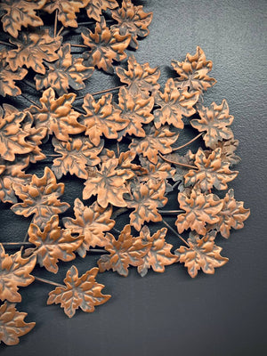 Vintage Mid-Century Modern Metal Tree Wall Art