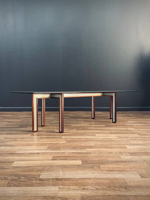 Danish Modern Rosewood & Steel Coffee Table by Henning Koch, c.1960’s