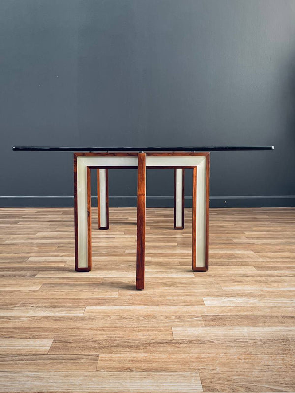 Danish Modern Rosewood & Steel Coffee Table by Henning Koch, c.1960’s