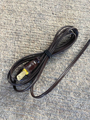 Mid-Century Modern Walnut & Brass Accent Tripod Floor Lamp, c.1960’s