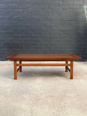 Mid-Century Modern Minimalist Walnut Coffee Table by Lane, c.1960’s