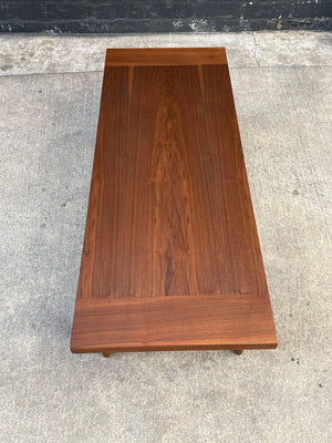 Mid-Century Modern Minimalist Walnut Coffee Table by Lane, c.1960’s