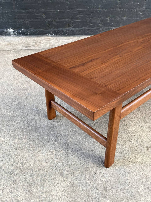 Mid-Century Modern Minimalist Walnut Coffee Table by Lane, c.1960’s