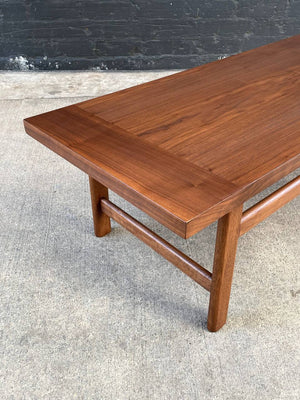 Mid-Century Modern Minimalist Walnut Coffee Table by Lane, c.1960’s