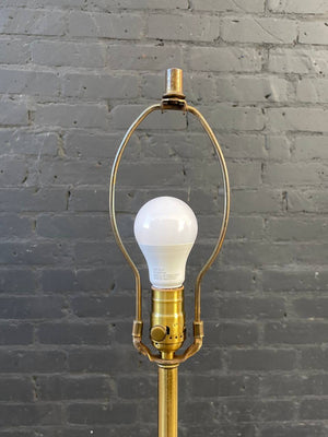 Mid-Century Modern Terracota & Brass Accent Table Lamp, c.1960’s