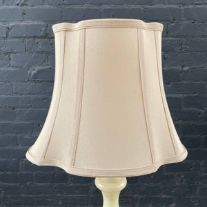 Pair of Vintage Marble Stone Table Lamps, 1960’s