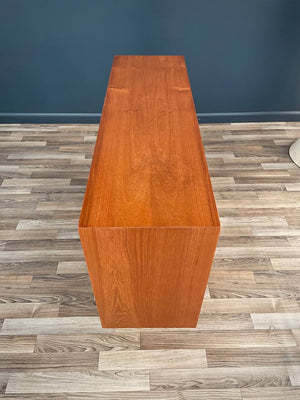 Vintage Danish Modern Teak Credenza Bookcase, c.1960’s