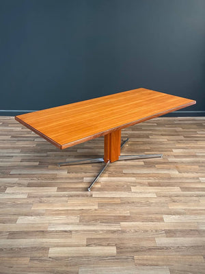 Danish Modern Teak & Steel Adjustable Table / Desk, c.1960’s