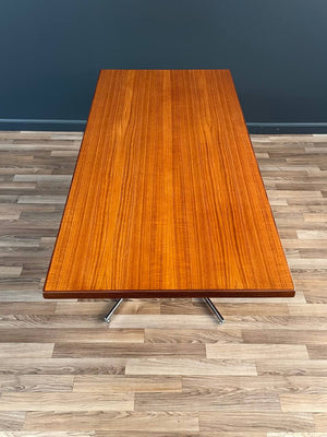 Danish Modern Teak & Steel Adjustable Table / Desk, c.1960’s