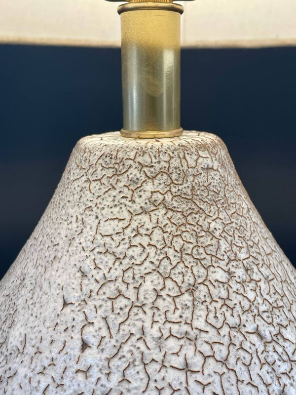 Mid-Century Modern Lava Glaze Ceramic Table Lamp, c.1960’s