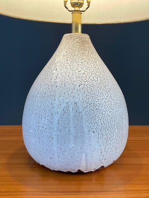 Mid-Century Modern Lava Glaze Ceramic Table Lamp, c.1960’s