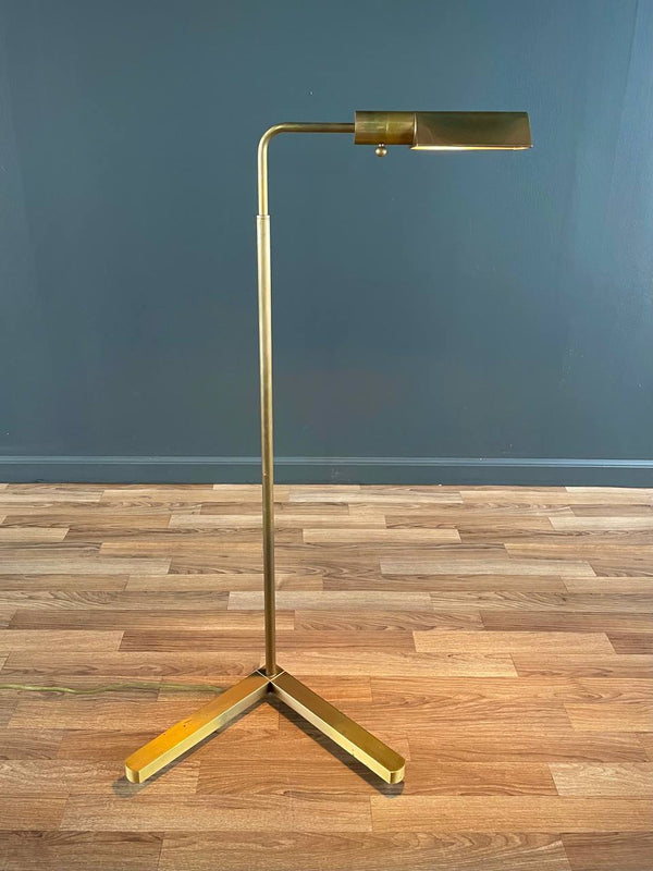 Mid-Century Modern Articulating Brass Floor Lamp by Casella, c.1970’s