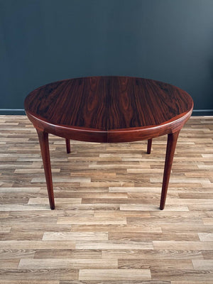 Danish Modern Large Expanding Rosewood Dining Table, c.1960’s