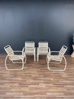 Set of 4 Mid-Century Modern Outdoor Patio Chairs by Tropitone, c.1960’s