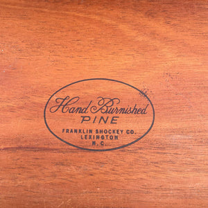Mid-Century Modern Solid Pine Highboy Dresser, c.1960’s