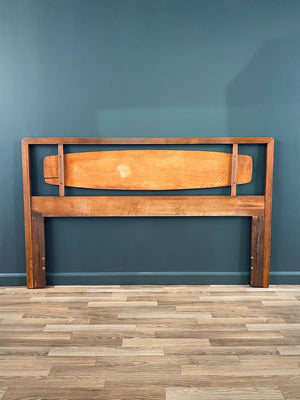 Mid-Century Modern Sculpted Walnut Headboard by Lane, c.1960’s