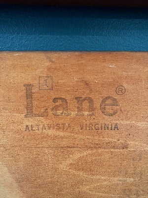 Mid-Century Modern Sculpted Walnut Headboard by Lane, c.1960’s