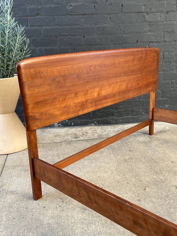 Mid-Century Modern Full-Size Bed “Dogbone” Frame by Heywood Wakefield, c.1950’s