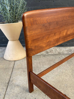 Mid-Century Modern Full-Size Bed “Dogbone” Frame by Heywood Wakefield, c.1950’s