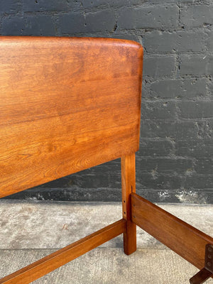 Mid-Century Modern Full-Size Bed “Dogbone” Frame by Heywood Wakefield, c.1950’s