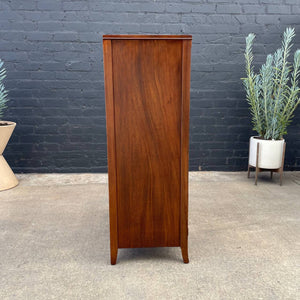 American Antique Federal Style Mahogany Highboy Dresser, c.1950’s