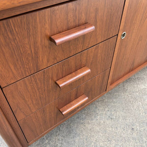 Mid-Century Modern Walnut Credenza, c.1970’s