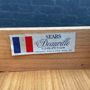 Pair of French Provincial Style Cream Painted Night Stands, c.1960’s