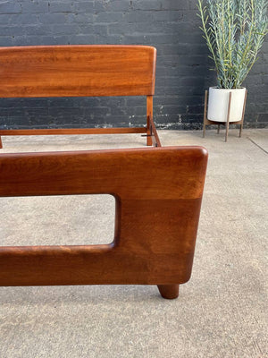 Mid-Century Modern Full-Size Bed “Dogbone” Frame by Heywood Wakefield, c.1950’s