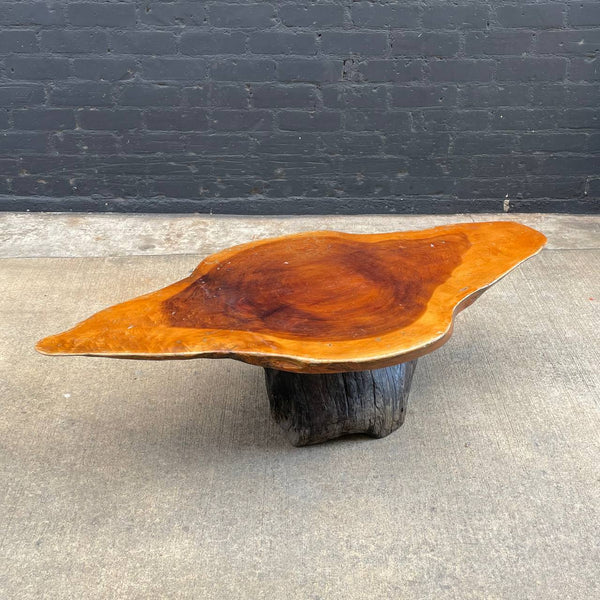 Mid-Century Modern Solid Free Form Slap Coffee Table, c.1960’s