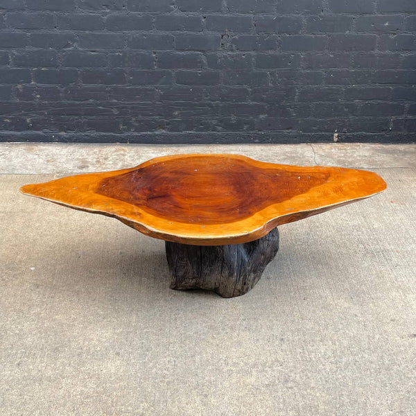 Mid-Century Modern Solid Free Form Slap Coffee Table, c.1960’s