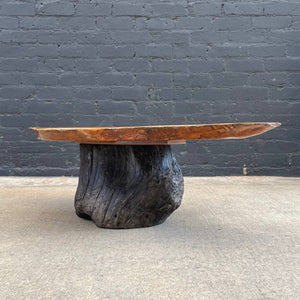 Mid-Century Modern Solid Free Form Slap Coffee Table, c.1960’s