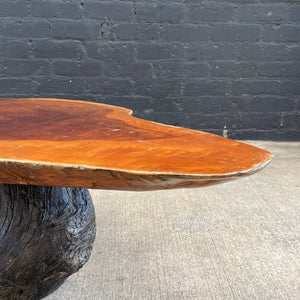 Mid-Century Modern Solid Free Form Slap Coffee Table, c.1960’s